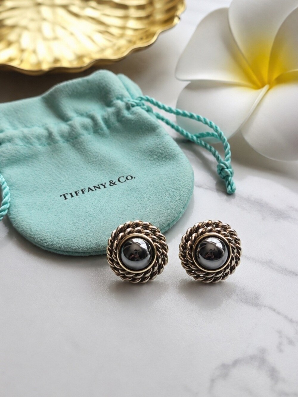 Tiffany & Co. Two-Tone Statement Earrings